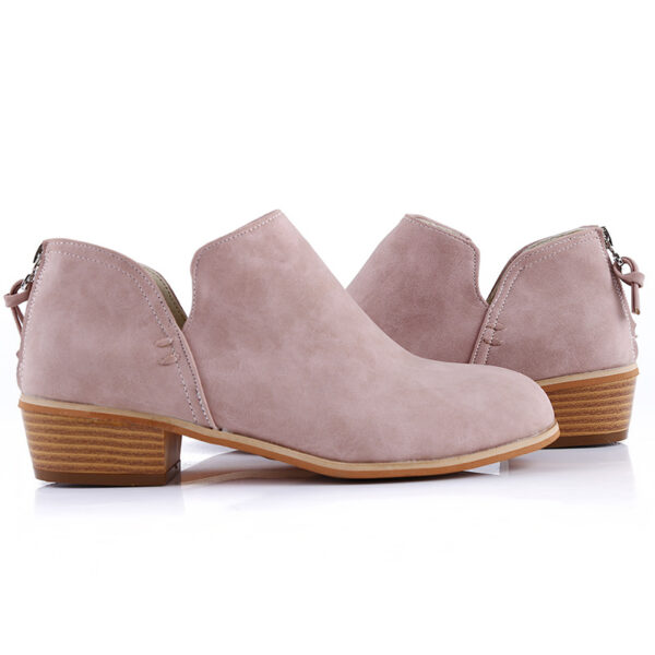 Retro High Heel Ankle Boots - Image 4