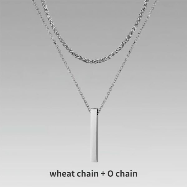 silver chain necklace - Image 4
