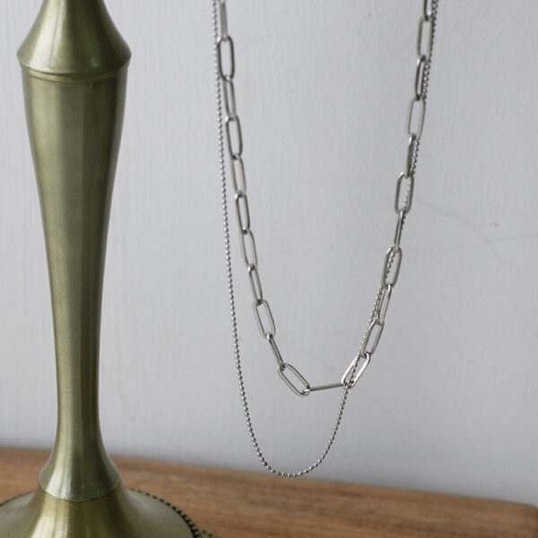 double chain necklace set - Image 2