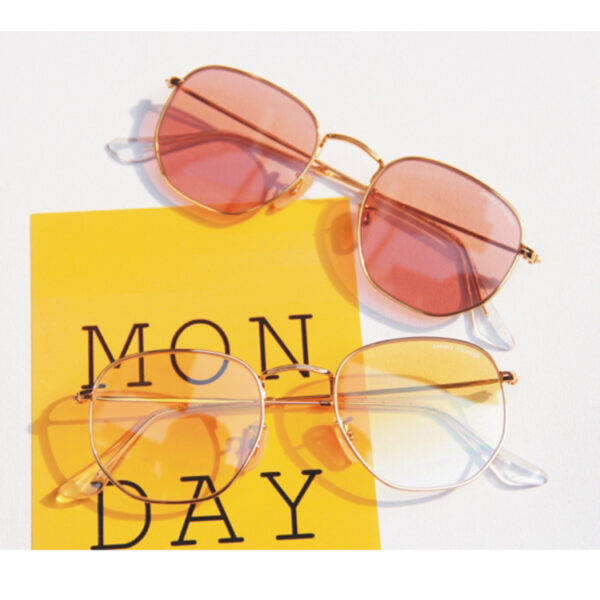Retro Street Transparent Ocean Sunglasses - Image 2