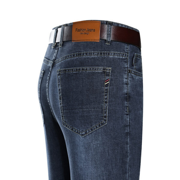 Straight Slim Casual Jeans - Image 3