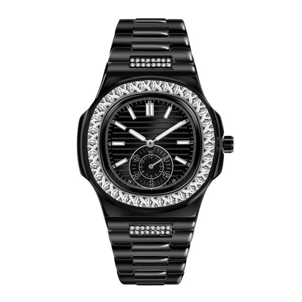 Alloy Band Diamond Watches - Image 5