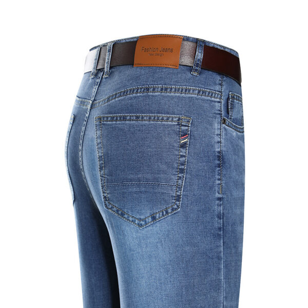 Straight Slim Casual Jeans - Image 5