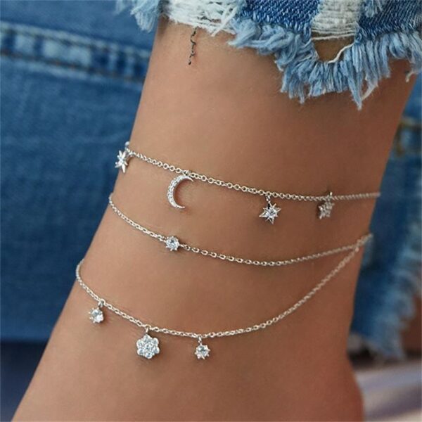 gold ancle bracelet - Image 3