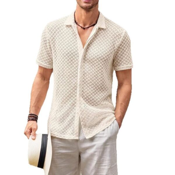 Mesh Short Sleeve Shirt - Image 3