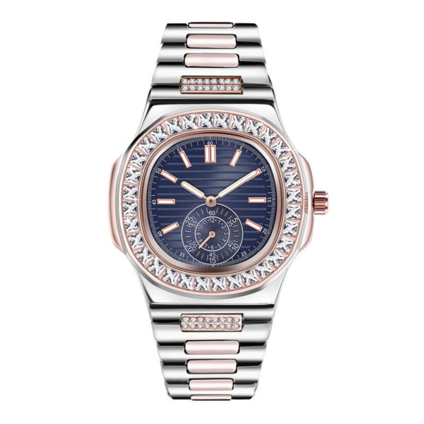 Alloy Band Diamond Watches - Image 3