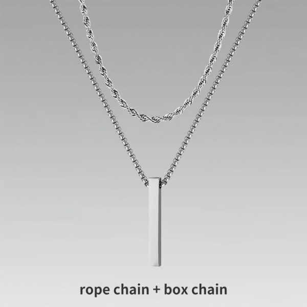 silver chain necklace - Image 9