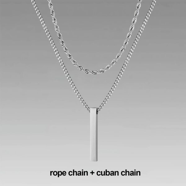 silver chain necklace - Image 6