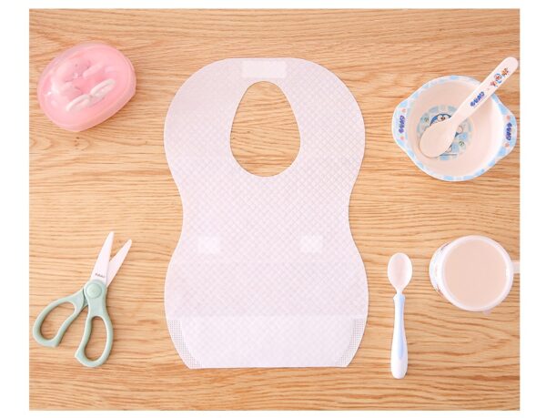 Disposable baby eating bib - Image 4
