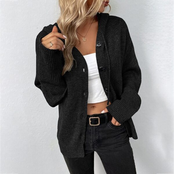 Drawstring Jacket Knitwear - Image 2