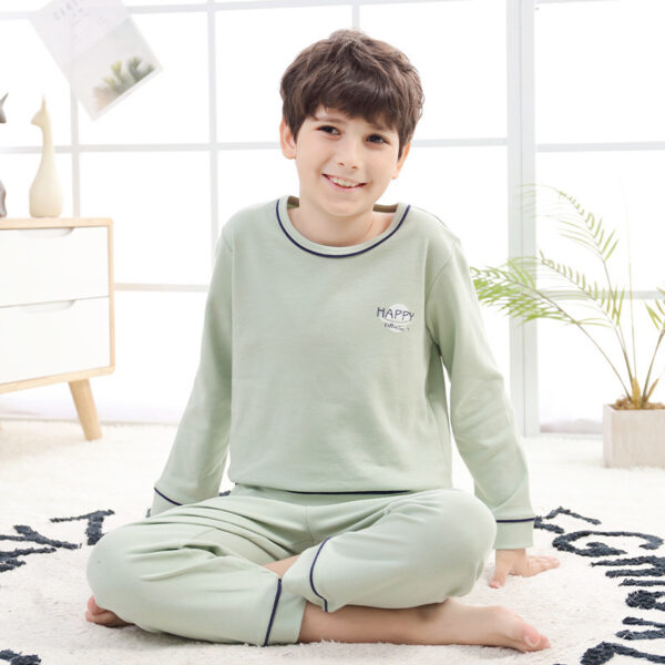 Boys Thin cotton Long Sleeves pajamas - Image 8