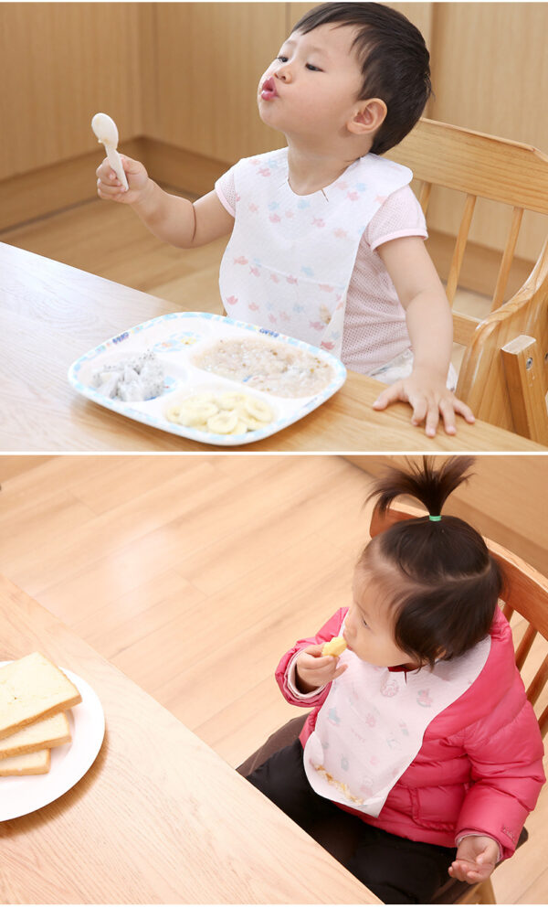 Disposable baby eating bib - Image 3