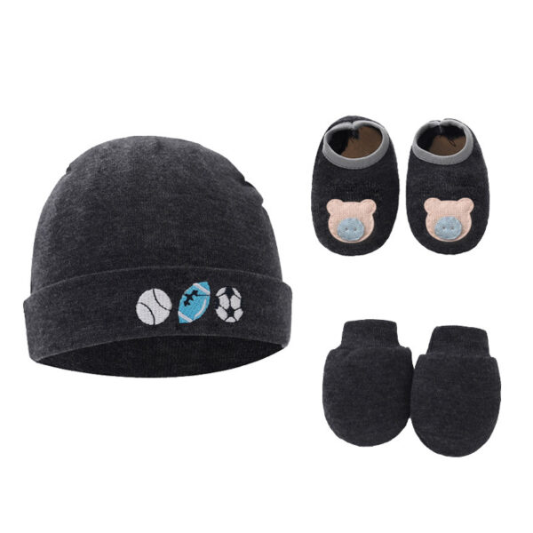 Baby Cotton Gloves, cap, shoes - Image 5