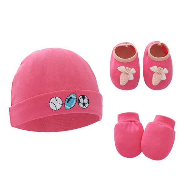 Baby Cotton Gloves, cap, shoes - Image 2