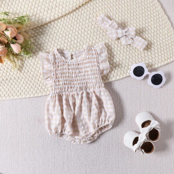 Baby Girl Sleeveless romper - Image 4