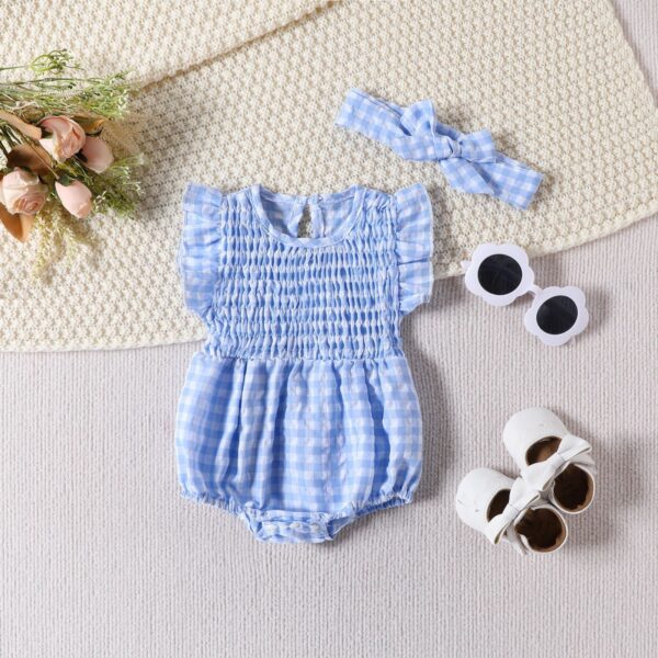 Baby Girl Sleeveless romper - Image 5