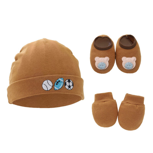 Baby Cotton Gloves, cap, shoes - Image 9