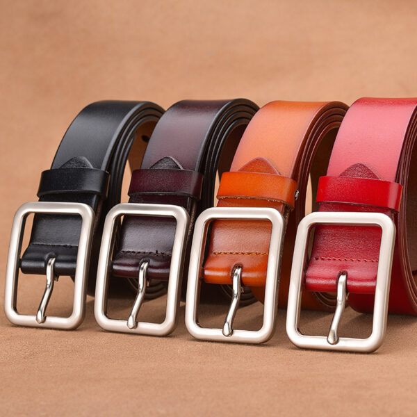 Leather belt
