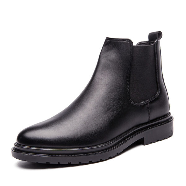 Leather boots