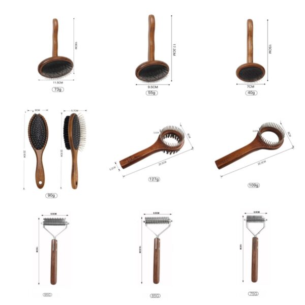 Pet Comb Solid Wood set - Image 9