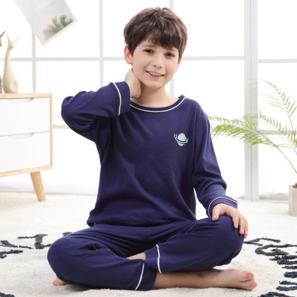 Boys Thin cotton Long Sleeves pajamas
