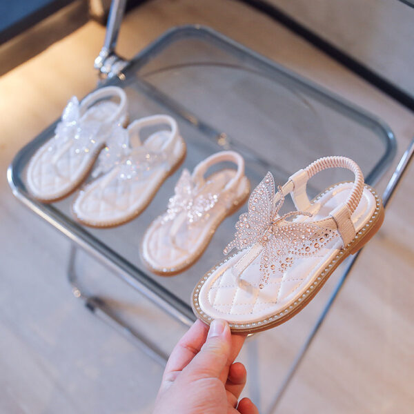 Children Push On Elastic Sandals