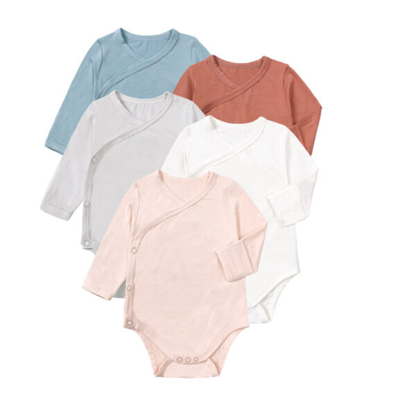 Bamboo Fiber Long Sleeve Baby Bodysuit