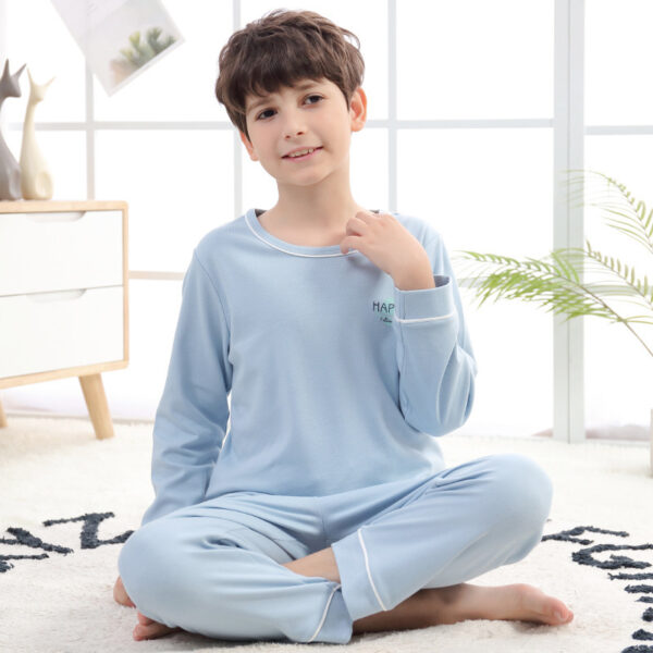 Boys Thin cotton Long Sleeves pajamas - Image 5