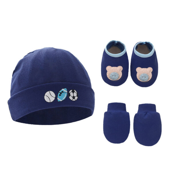 Baby Cotton Gloves, cap, shoes - Image 7