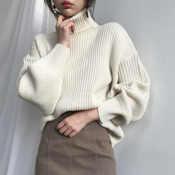 Thick High Collar sweater