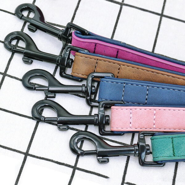 Pull-resistant Leather Leash - Image 3