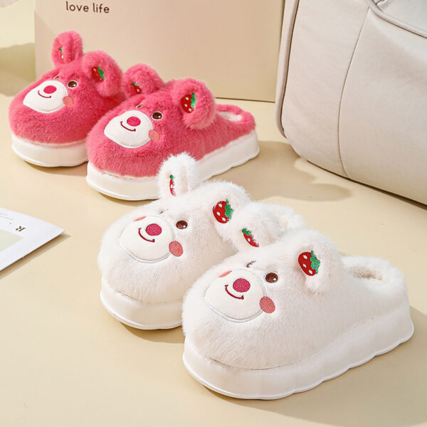 Fluffy bear Slippers